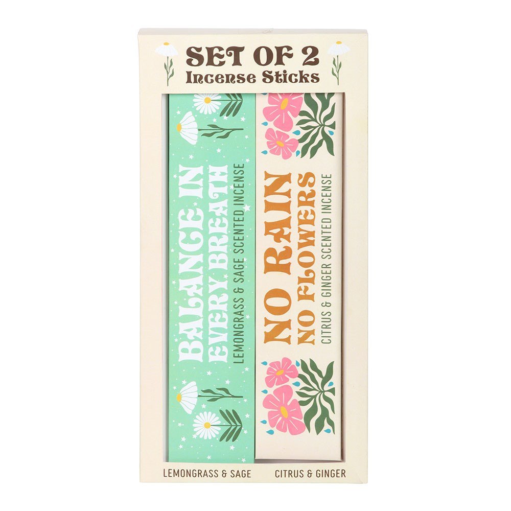 Something Different - Set of 2 No Rain, No Flowers Incense Stick Packs Incense sticks - Multicolours